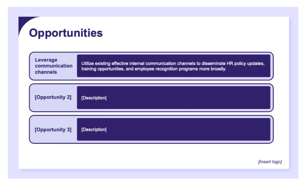 A preview of AIHR's HR audit report template.