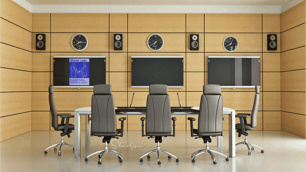 meeting room featuring essential meeting blueprints for managers
