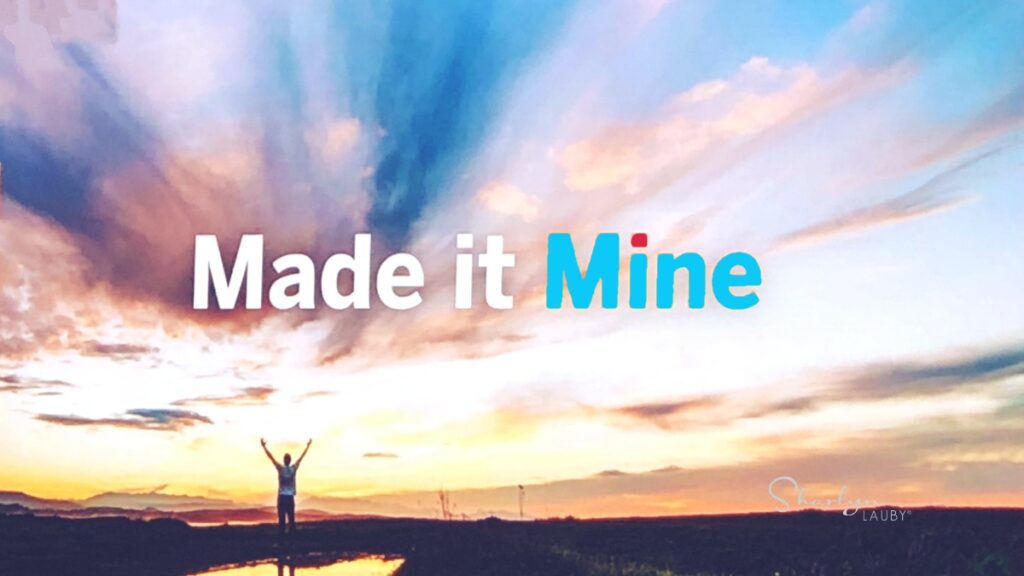 wall sign made it mine owning career through upskill and reskill