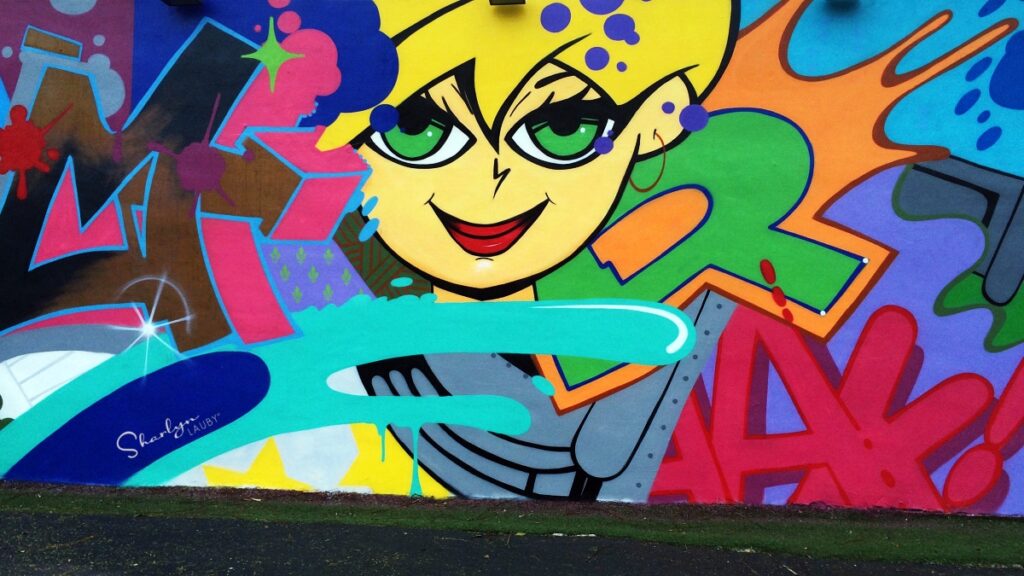 wall art floating face representing artificial intelligence making pop culture predictions for 2026