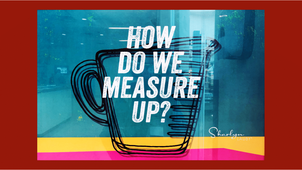 wall sign how to measure up training needs analysis